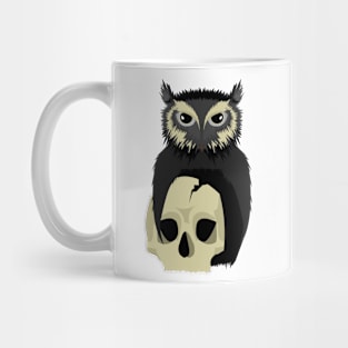 The owl and the skull Mug